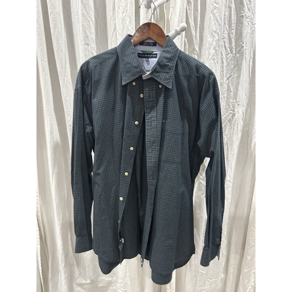 Tommy Hilfiger Other - Tommy Hilfiger Mens XL Plaid Check Button Up Traditional Dresswear Classic Shirt